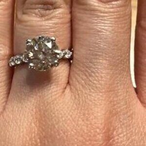 3.5 CT Lab Diamond Ring (Badgley Mischka)